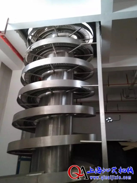 不銹鋼螺旋鏈板輸送機 不銹鋼螺旋鏈板輸送機